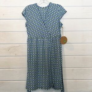 Dakini V neck Geometric Dress